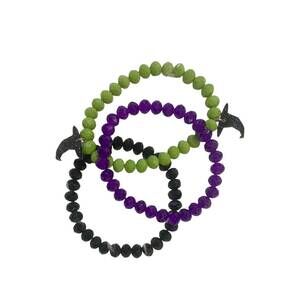 NEW SPARKLY SOUTH WHOLESALE women's wicked beaded bracelet set in multi